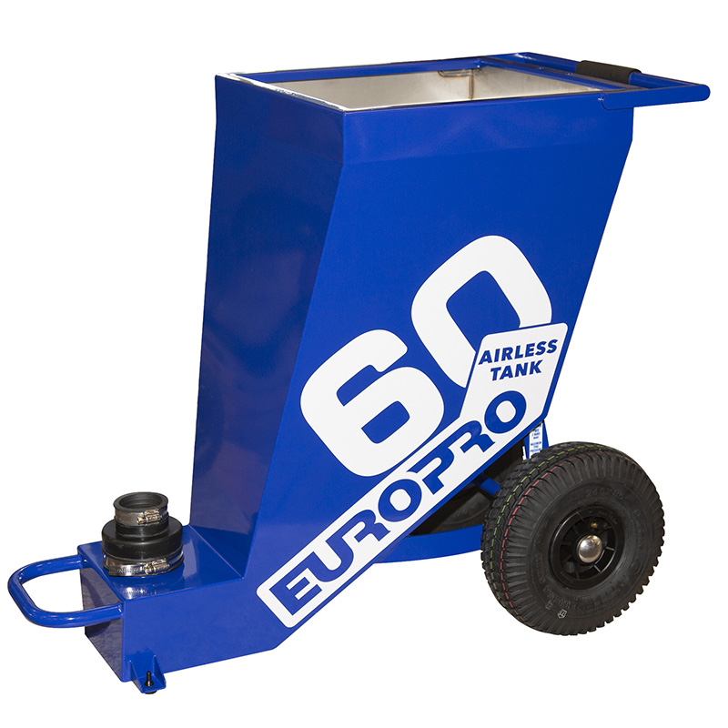 Cuve Inox  60 L chariot Airless EUROSPRAY